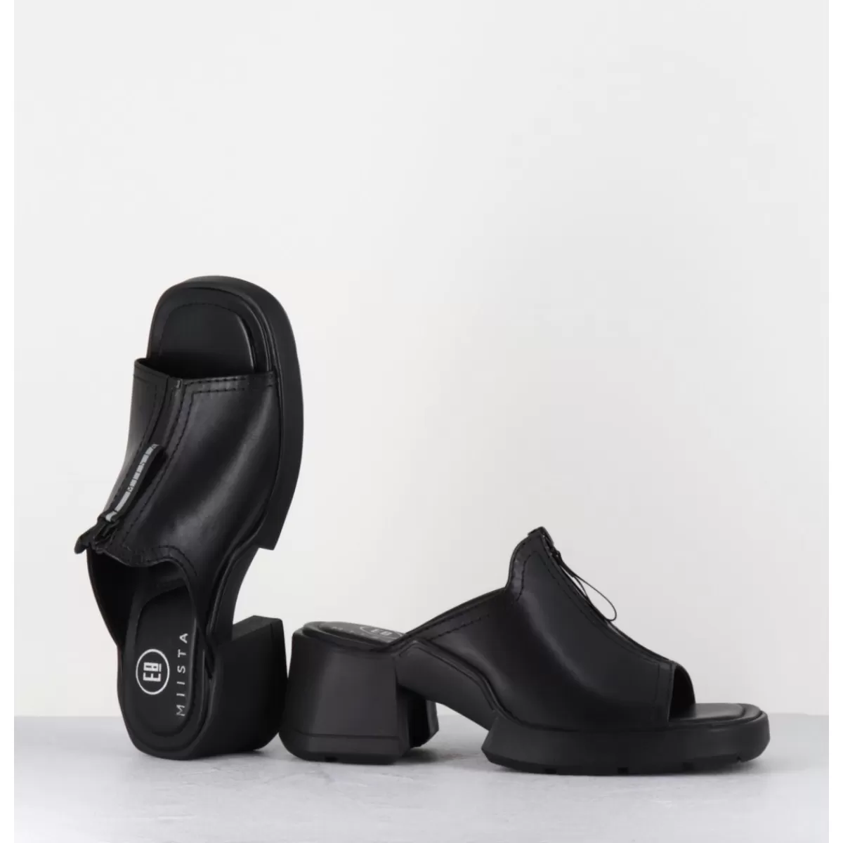 Garrice Bertie Black Sandals Clearance