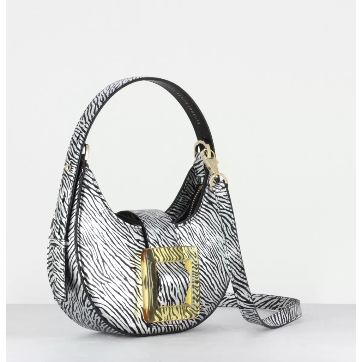 Garrice Cindy Glossy Buckle Bag- Zebra Print Cheap