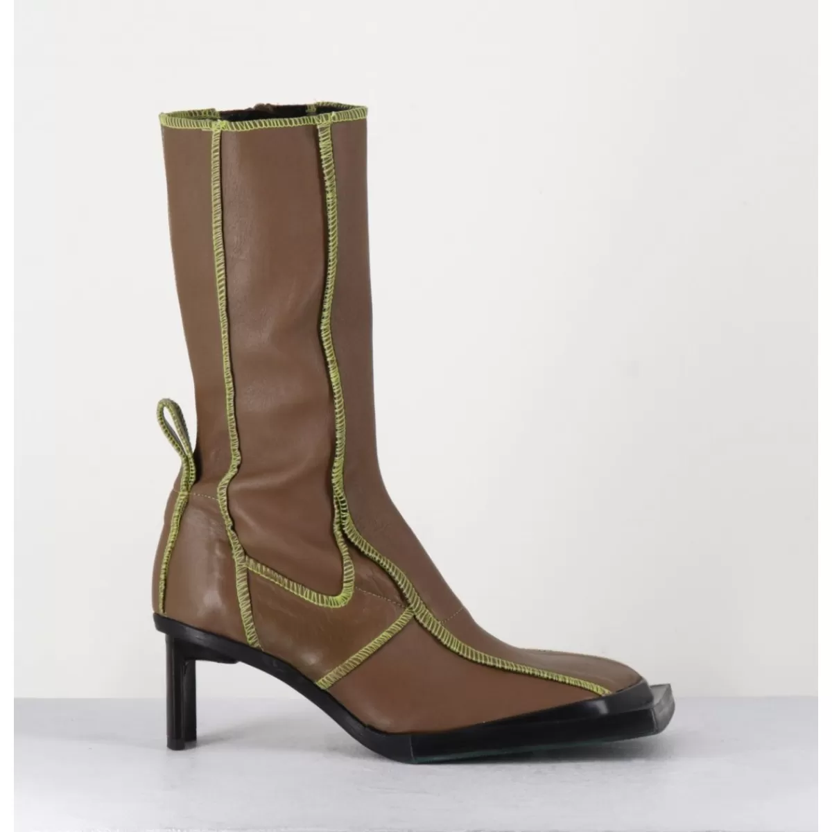 Garrice Eimi Green Boots Flash Sale