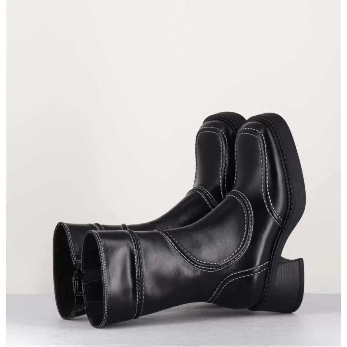 Garrice Malene Black Ankle Boots Cheap