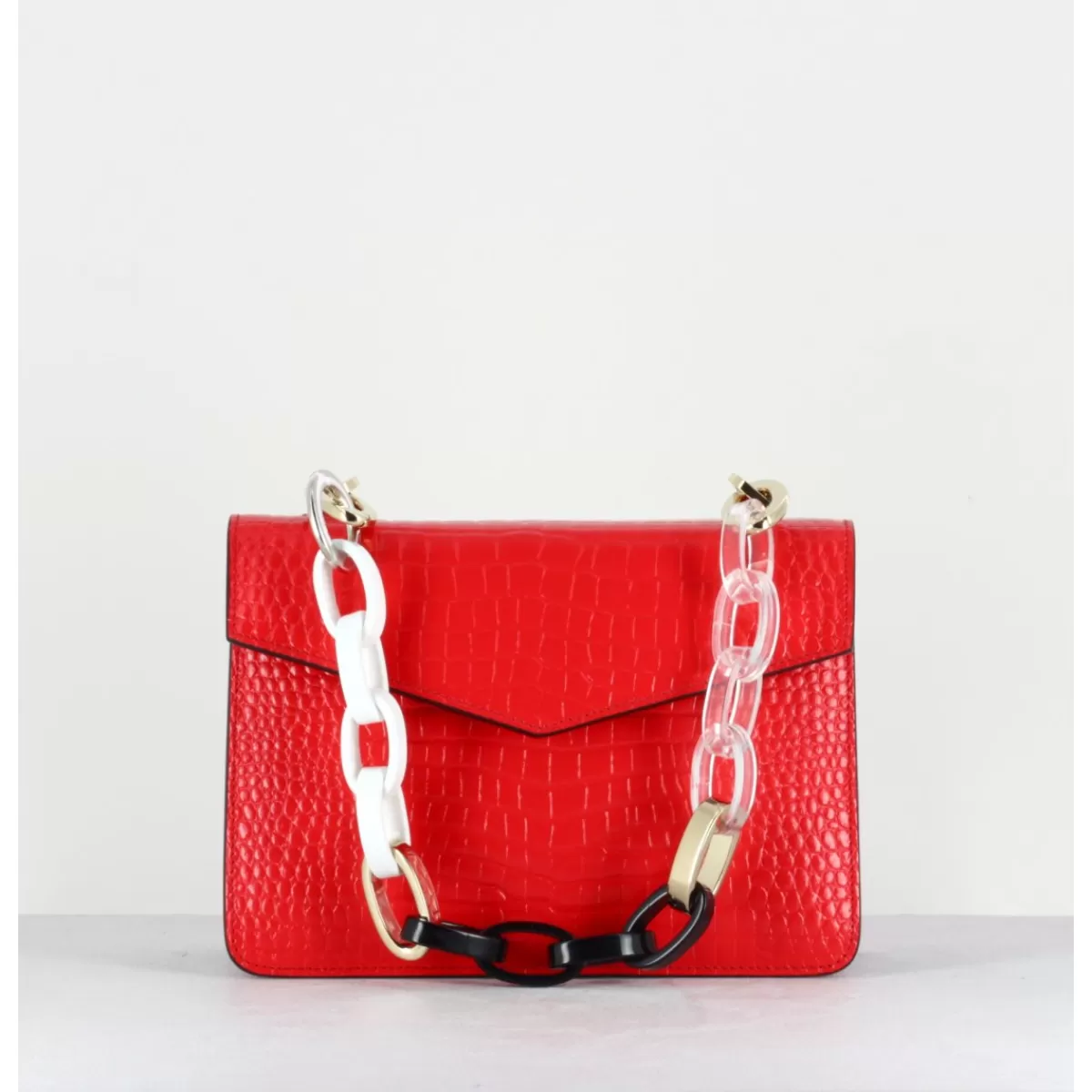 Garrice Mini Pixie Chunky Chain - Croco Rouge Best