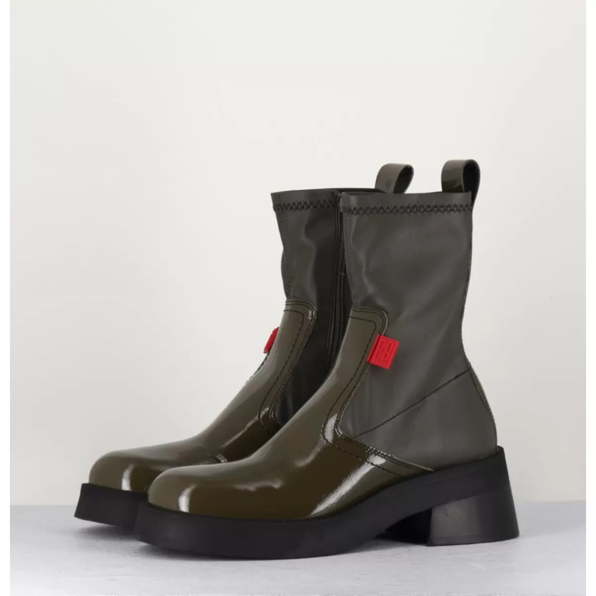 Garrice Oliana Khaki Boots Discount