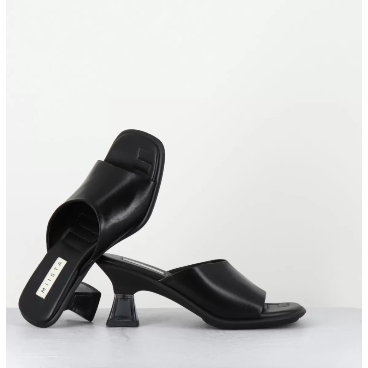 Garrice Synthia Black Sandals Clearance